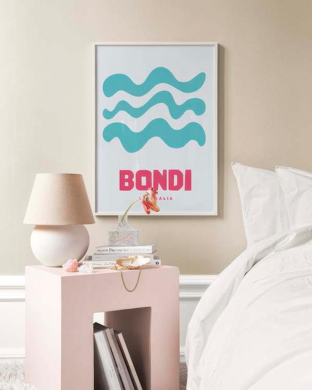 تابلو Graphic Bondi در دکوراسیون مدرن