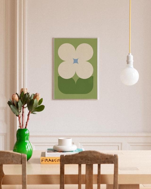 تابلو Bold Clover در دکوراسیون مدرن