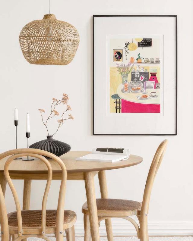 تابلو Laura Page - Swedish Cafe