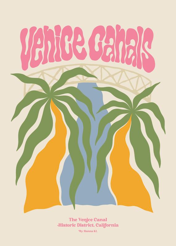 تابلو Hanna KL - Venice Canals در دکوراسیون مدرن