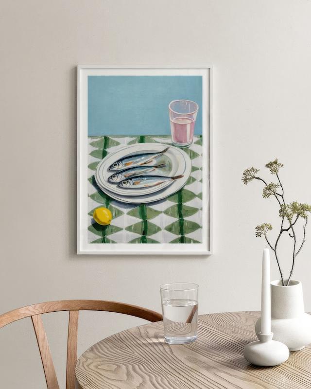 تابلو Sardine Trio
