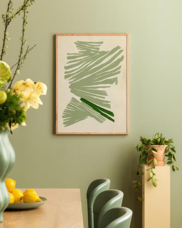 تابلو Sylvia Takken - Just Green