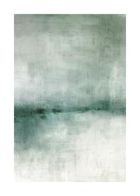 تابلو Abstract Scenery Green No2 در دکوراسیون مدرن