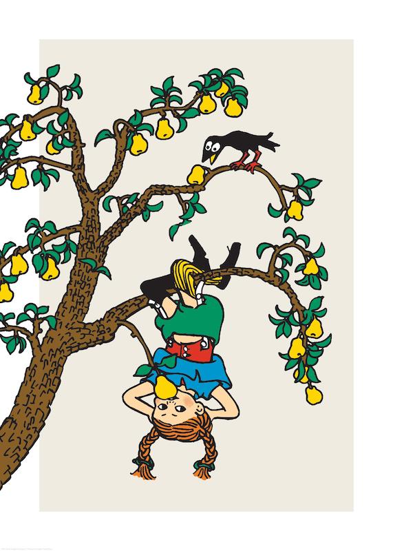 تابلو Pippi Longstocking in the Tree