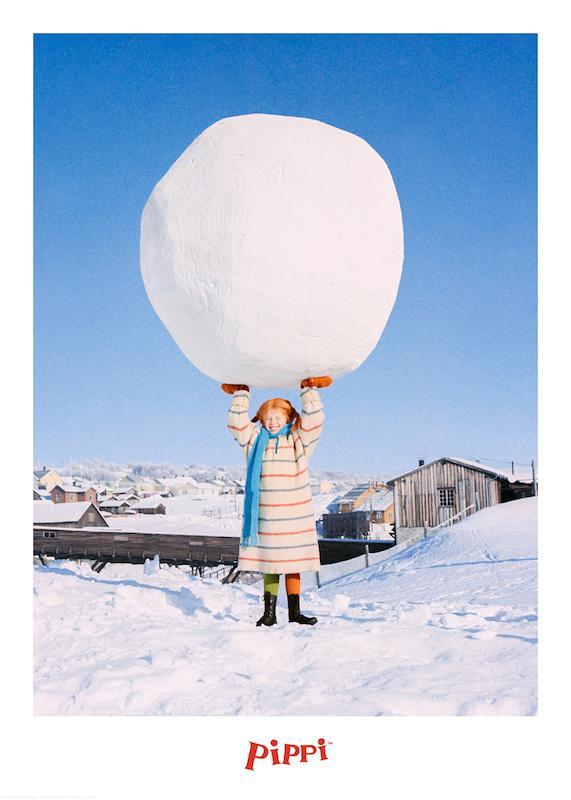 تابلو Pippi Longstocking and Snowball