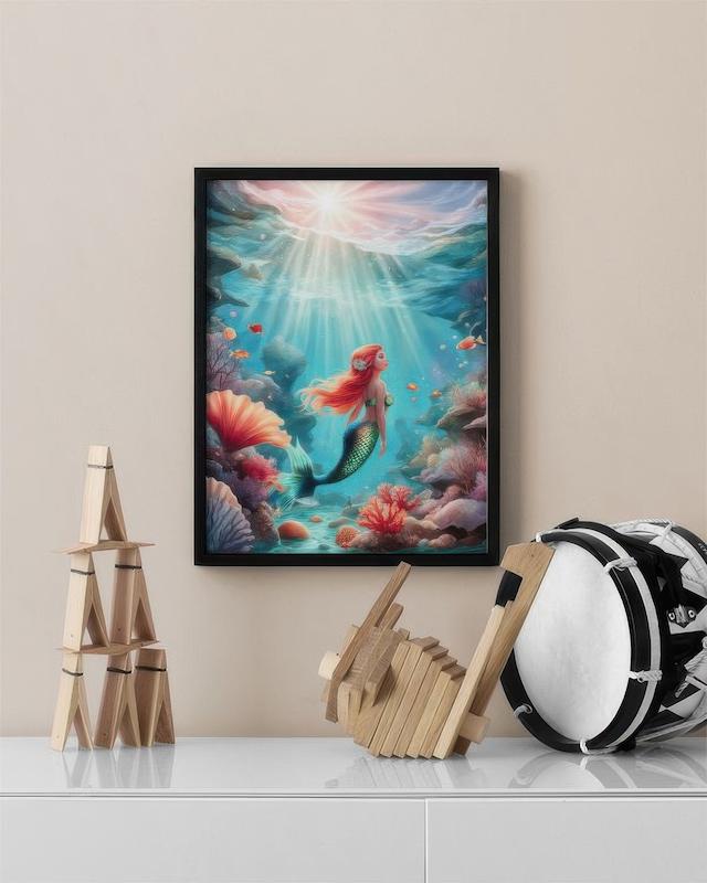 تابلو Mermaid in Sea