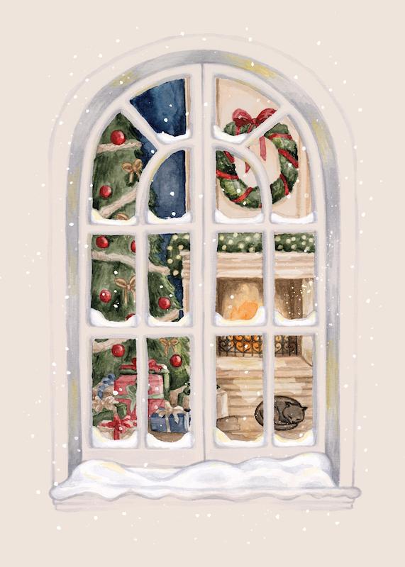 تابلو Christmas Inside در دکوراسیون مدرن