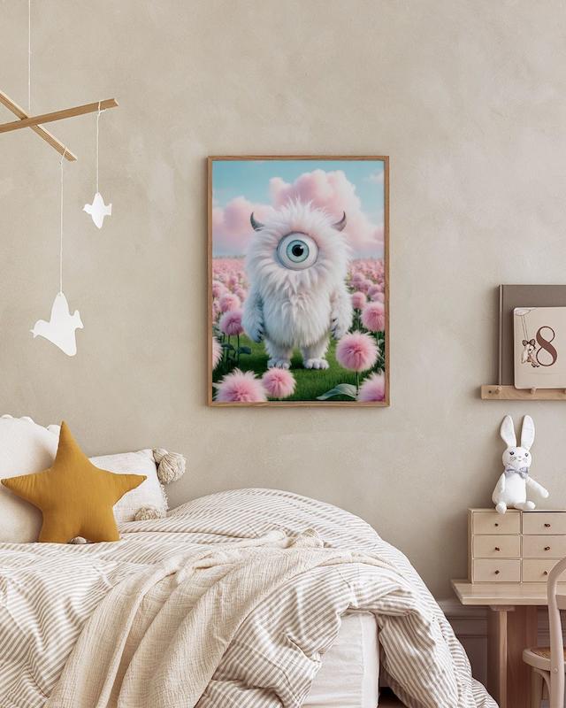 تابلو Fluffy Creature No1