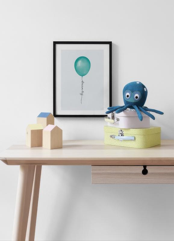 تابلو Dream Big Balloon در دکوراسیون مدرن