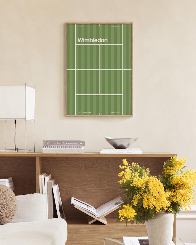 تابلو Wimbledon Graphic در دکوراسیون مدرن
