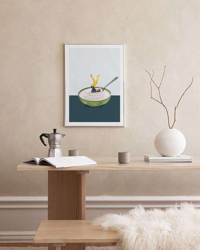 تابلو Maarten Leon - Yoga in My Yoghurt