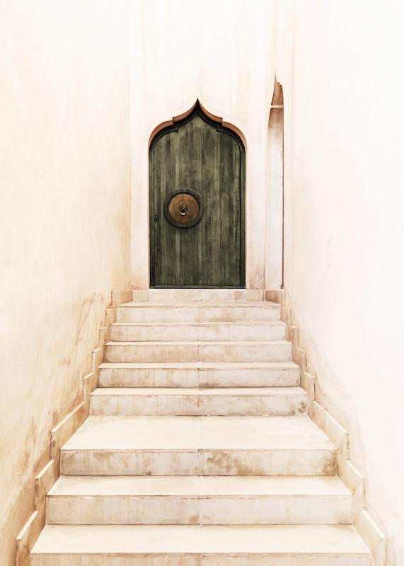 تابلو Marrakech Green Door در دکوراسیون مدرن
