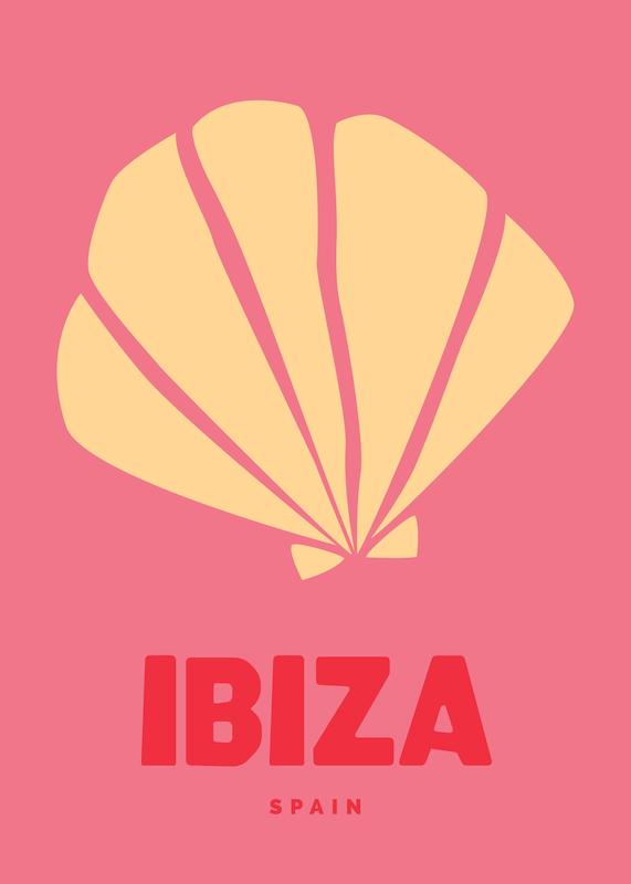 تابلو Graphic Ibiza در دکوراسیون مدرن