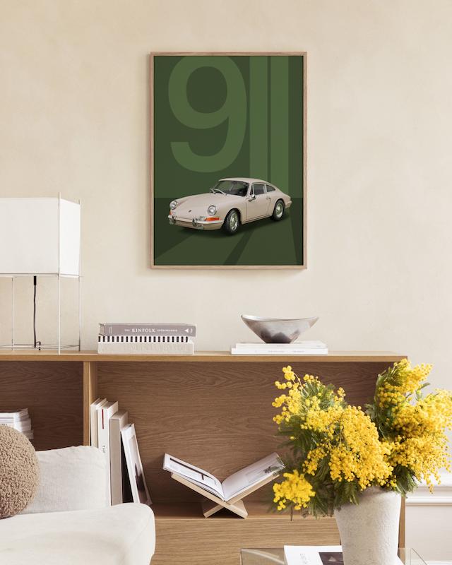 تابلو 911 Car در دکوراسیون مدرن