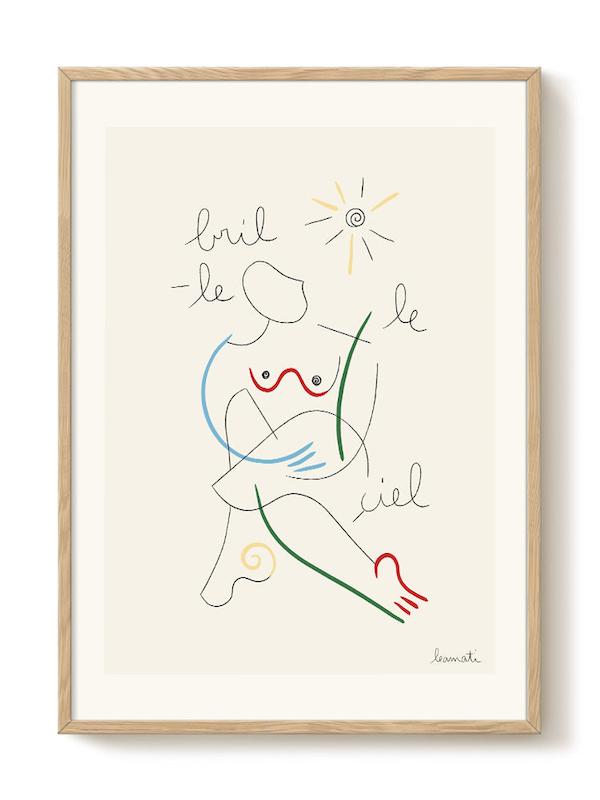 تابلو نقاشی، لاین آرت، اثر انتزاعی، دکوراسیون منزل