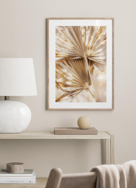 تابلو Sunkissed Leaves