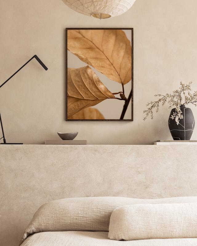 تابلو Fading Leaves در دکوراسیون مدرن