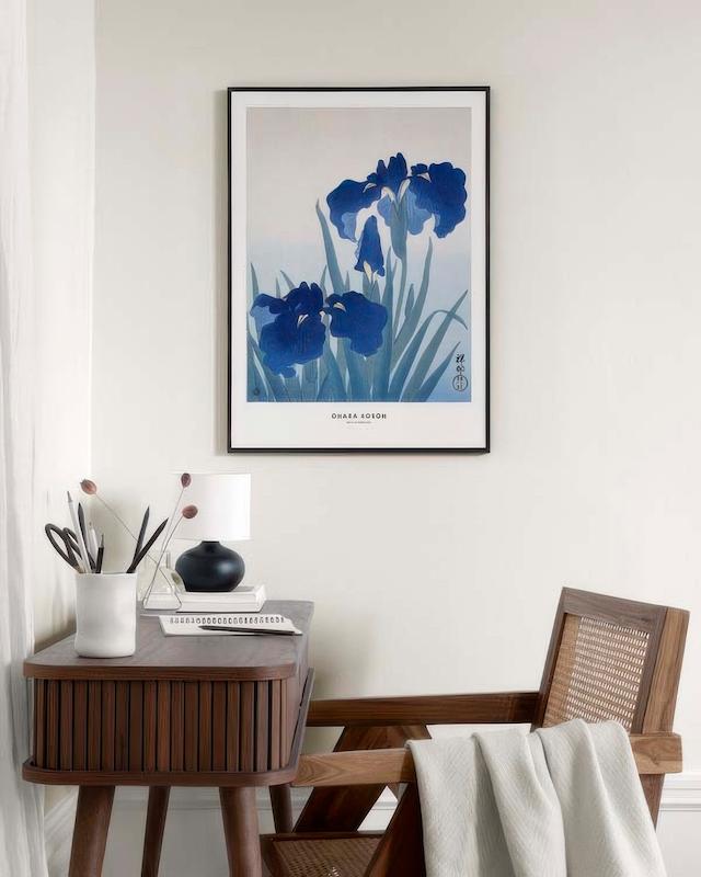 تابلو Ohara Koson - Iris Flowers