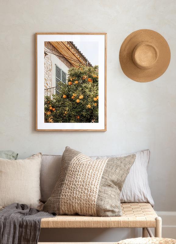 تابلو Oranges In Garden