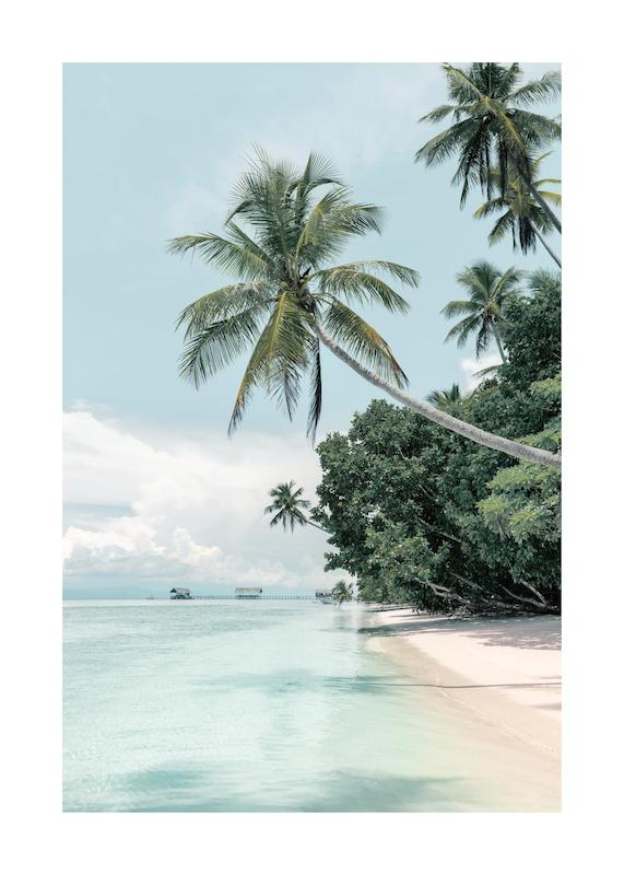 تابلو Tropical Sand Beach در دکوراسیون مدرن