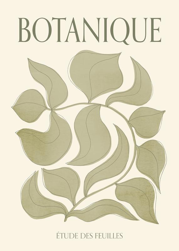 تابلو Botanique Verte