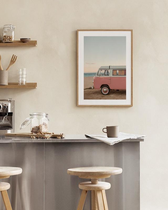 تابلو Pink Van