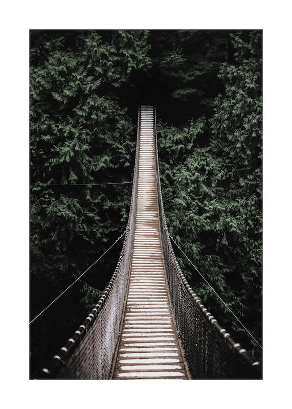 تابلو Forest Bridge در دکوراسیون مدرن