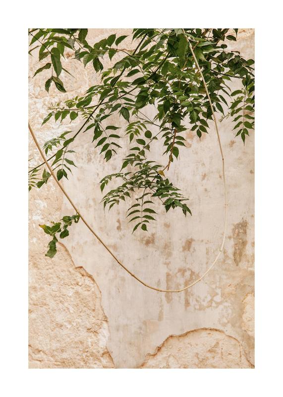 تابلو Concrete Leaves در دکوراسیون مدرن