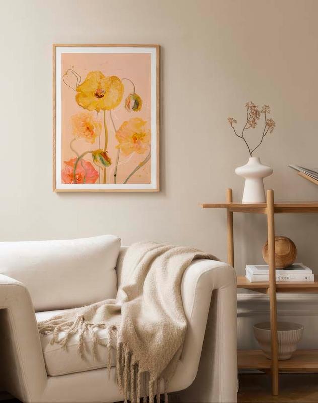 تابلو Leigh Viner - Poppy Peach