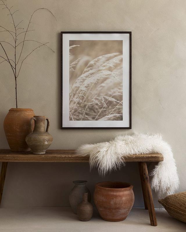 تابلو Dried Grass on Field No4