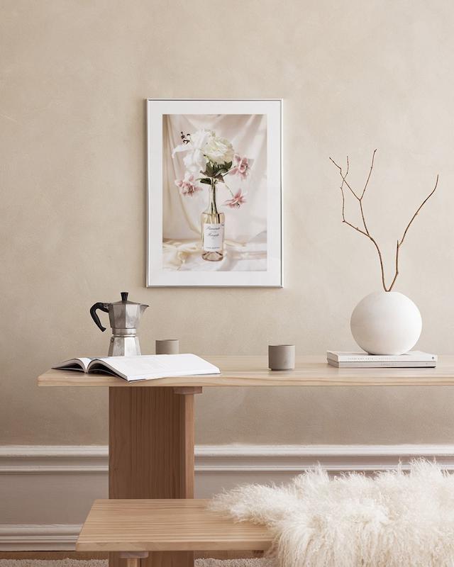 تابلو Rose Flowers در دکوراسیون مدرن