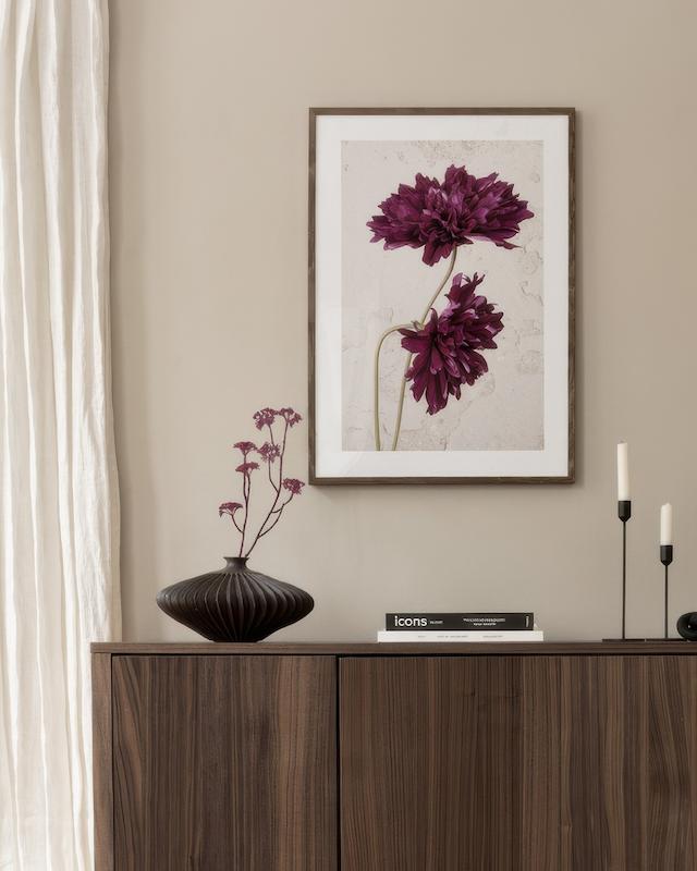 تابلو Purple Cosmos Flower