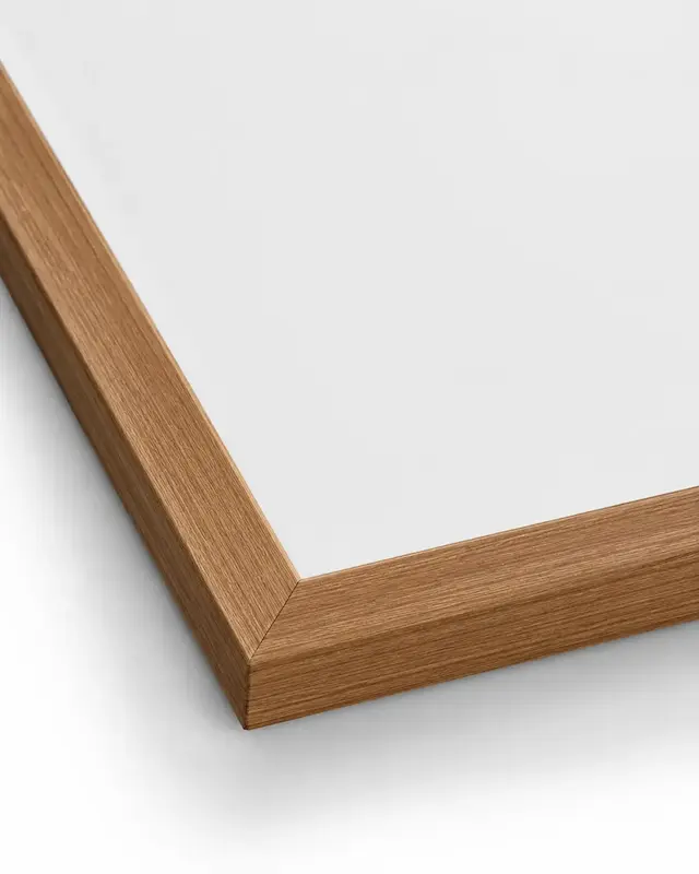 قاب PVC چوبی تیره