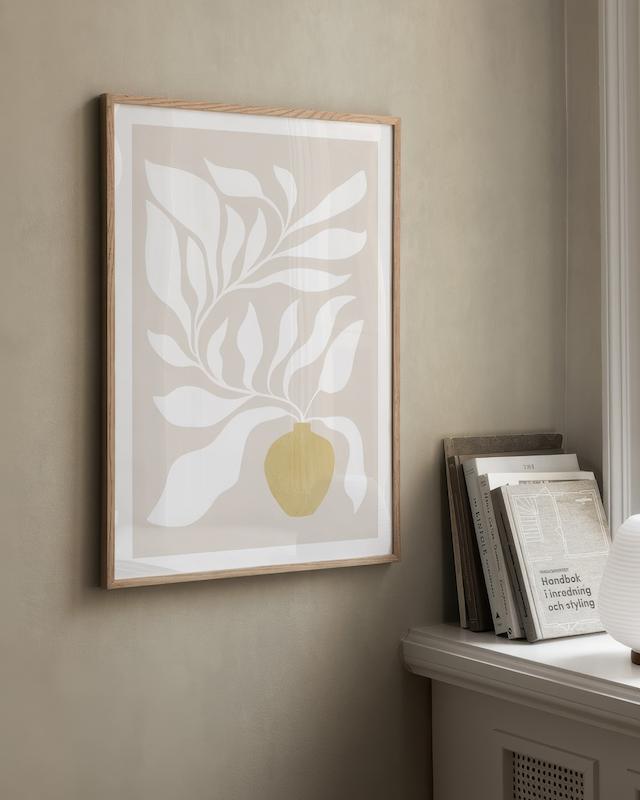 تابلو White Botanical