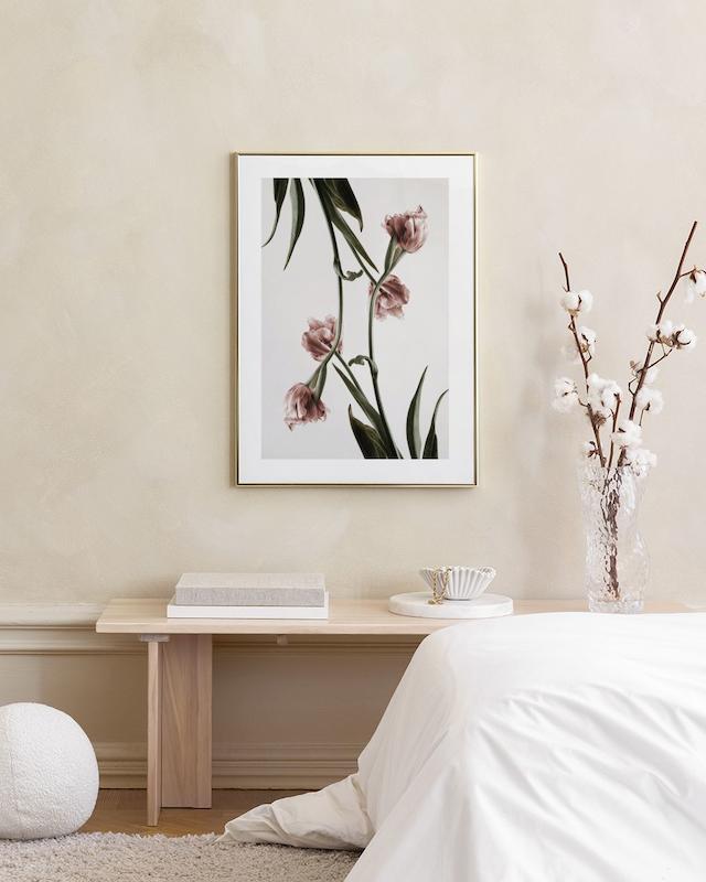 تابلو Pink Tulipe No2