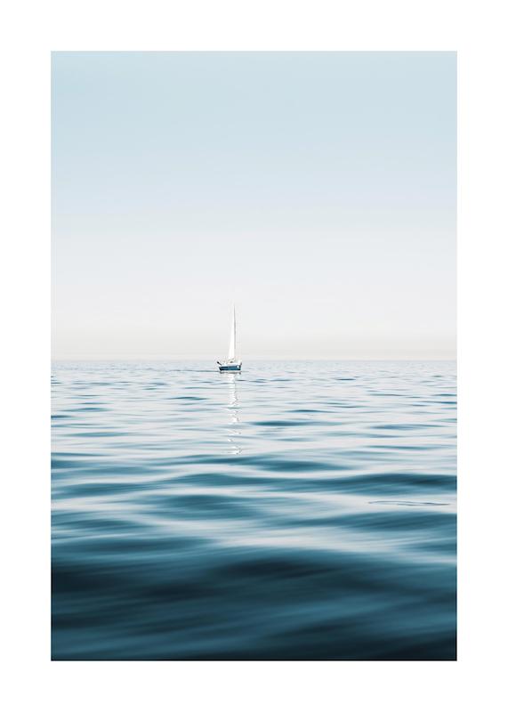 تابلو Sails On The Surface در دکوراسیون مدرن