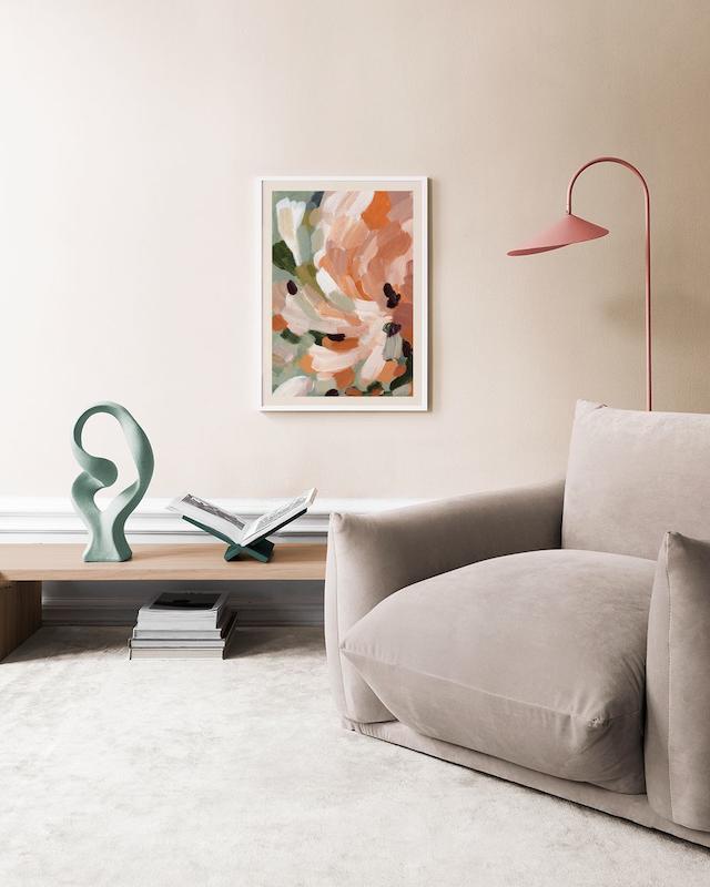 تابلو Soft Rustic Florals No1