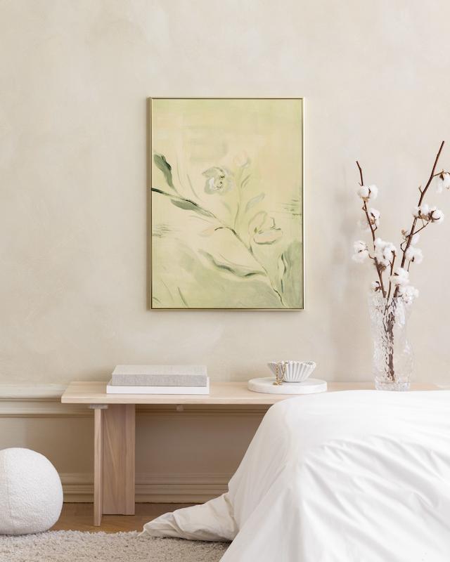 تابلو Fading Florals No2 در دکوراسیون مدرن