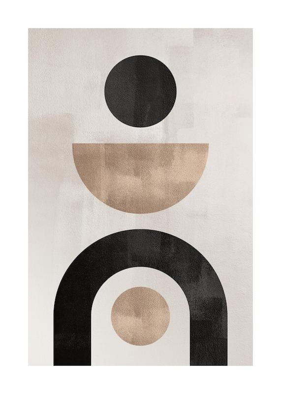 تابلو Berlin Shapes No1 در دکوراسیون مدرن