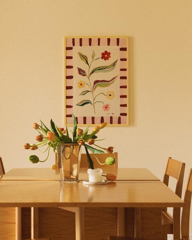 تابلو Framed Wildflowers