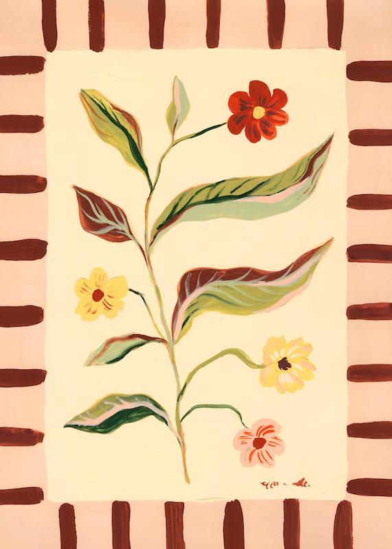 تابلو Framed Wildflowers در دکوراسیون مدرن