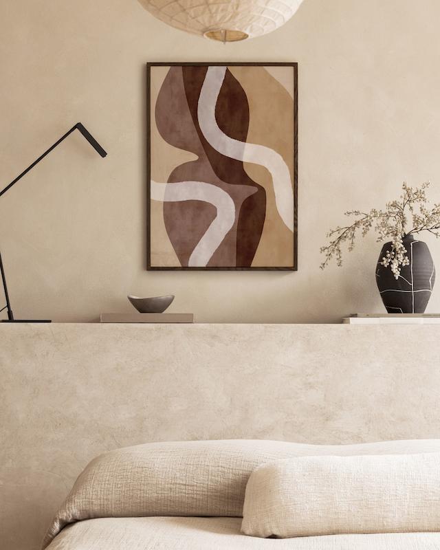 تابلو Earth Tone Abstraction No1