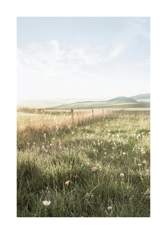 تابلو Field Sunset در دکوراسیون مدرن