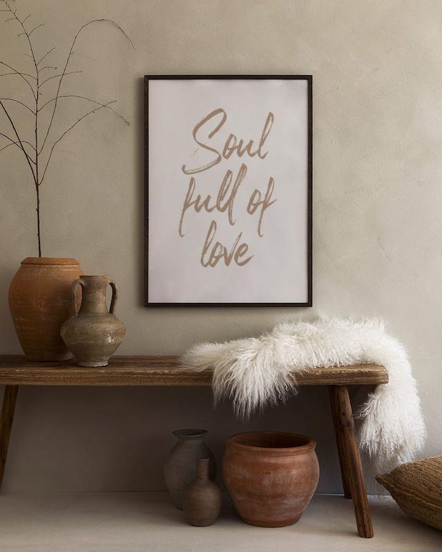 تابلو Soul Full of Love در دکوراسیون مدرن