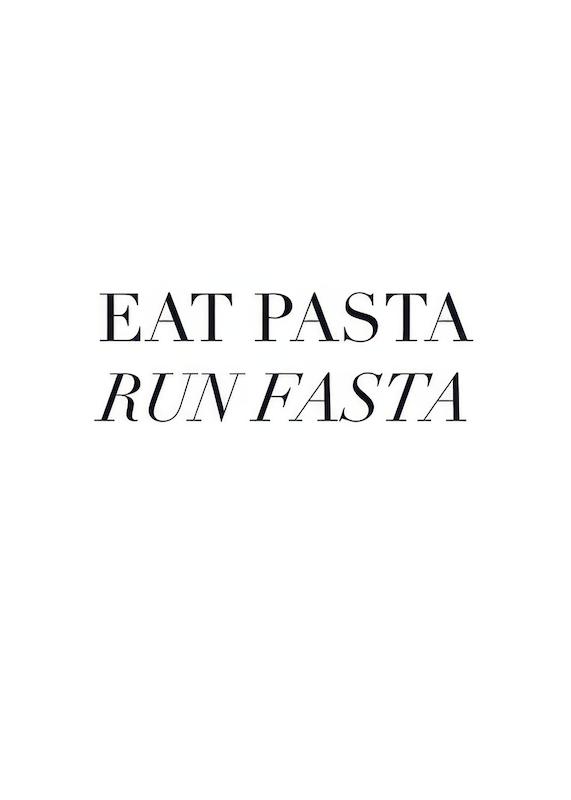 تابلو Eat Pasta در دکوراسیون مدرن