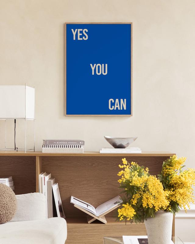 تابلو Yes You Can در دکوراسیون مدرن