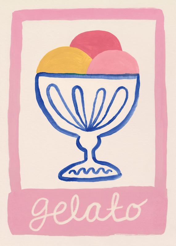 تابلو Gelato در دکوراسیون مدرن