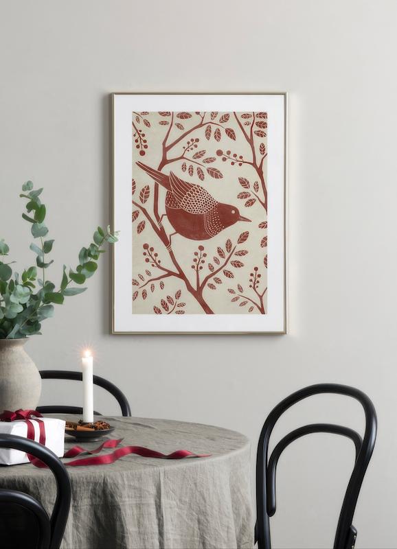 تابلو Vintage Bird