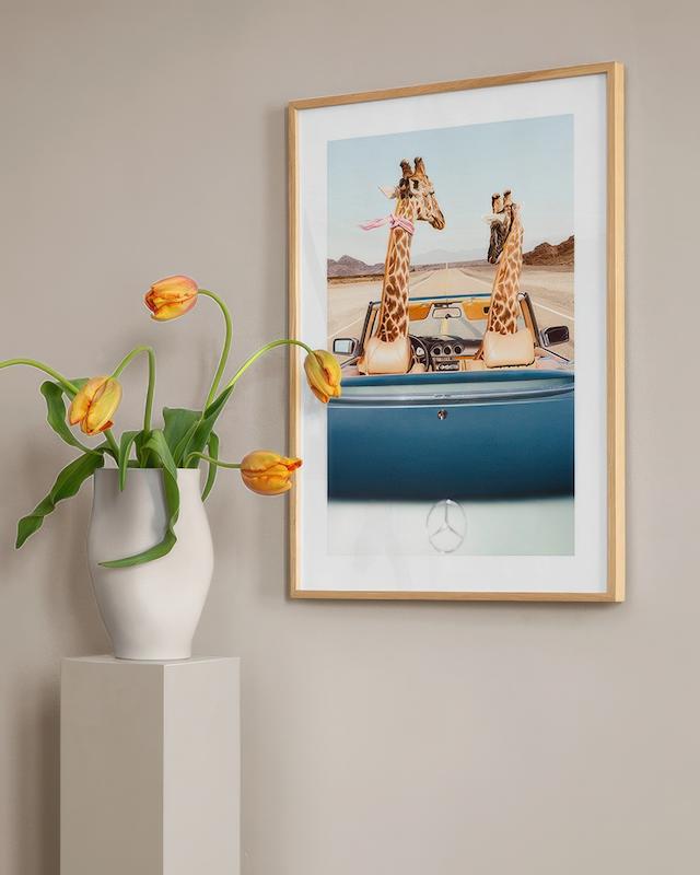 تابلو Giraffe Drive