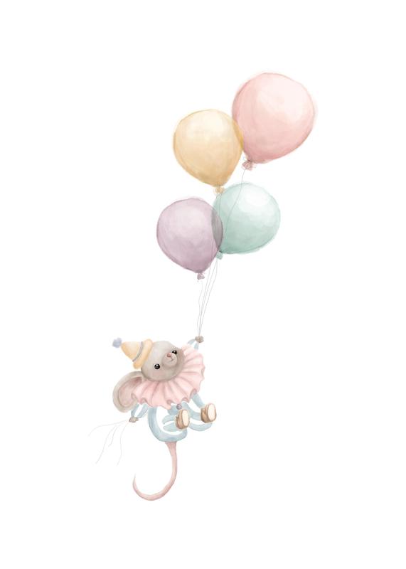 تابلو Circus Mouse در دکوراسیون مدرن